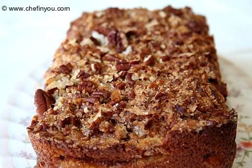 Plum and Pecan Quick Bread