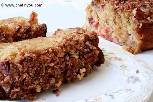 Plum and Pecan Quick Bread