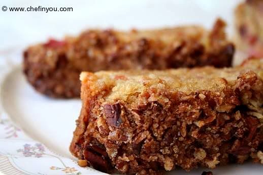 Plum and Pecan Quick Bread