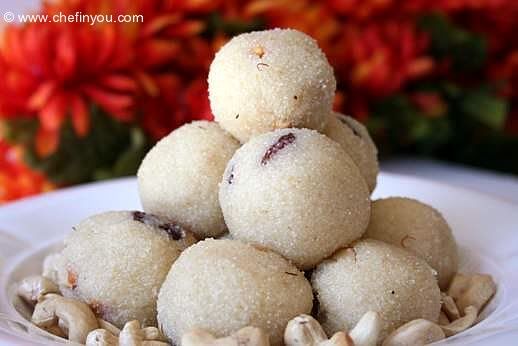 Indian Rava Ladoo