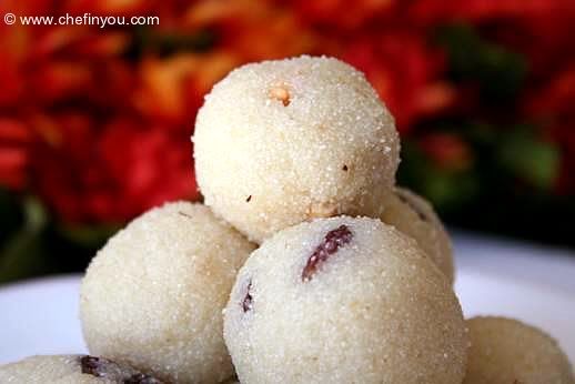 Indian Rava Ladoo