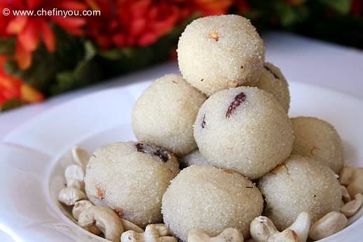 Indian Rava Ladoo