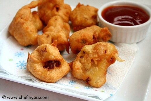 Purple, Orange, Green & Yellow Cauliflower Fritters Recipe