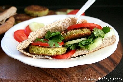 Pan fried Falafels Recipe | Zucchini Recipes