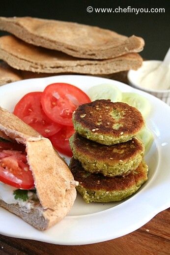 Pan fried Falafels Recipe | Zucchini Recipes