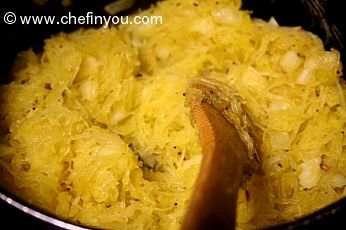 Indian Style Spaghetti Squash Curry Recipe