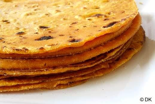 Sweet Potato Roti (flatbread)