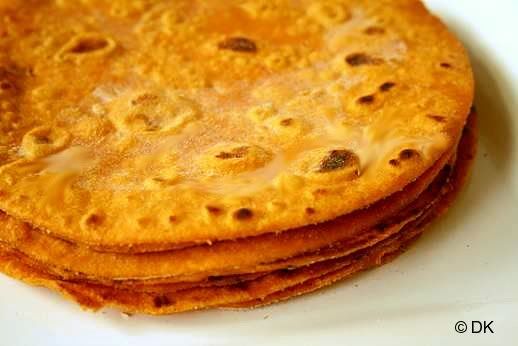 Sweet Potato Roti (flatbread)