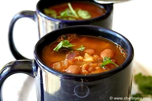Wheat Berry and Pinto Bean Soup