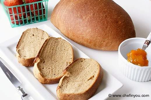 Whole Wheat Milk Bread
