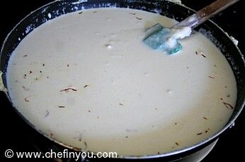 Badam Kheer (Almond Ka sheera) - Indian almond milk recipe