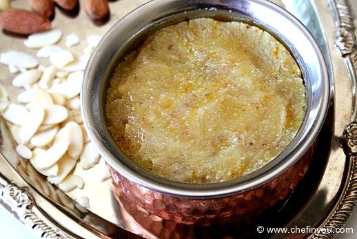 Badam Ka Halwa (Almond Fudge Recipe)