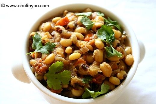 Spicy Black Eyed Peas/beans Recipe