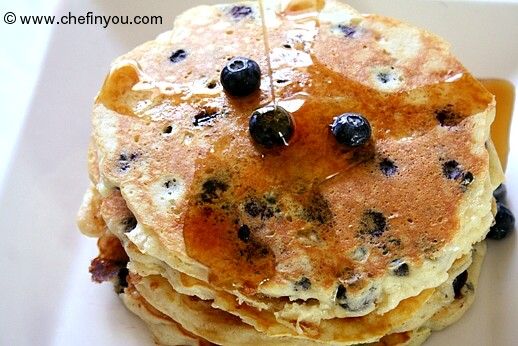 Best Blueberry Cheese Pancakes Recipe