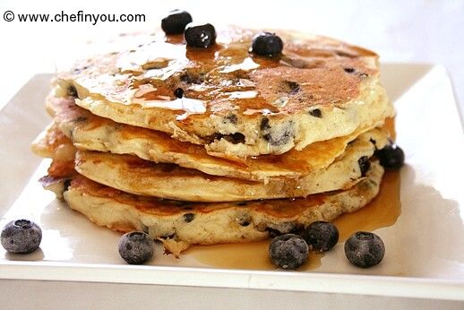 Best Blueberry Cheese Pancakes Recipe
