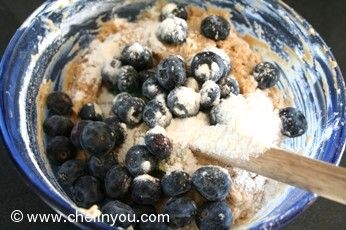 Blueberry Greek Yogurt Cake with Lemon Glaze Recipe
