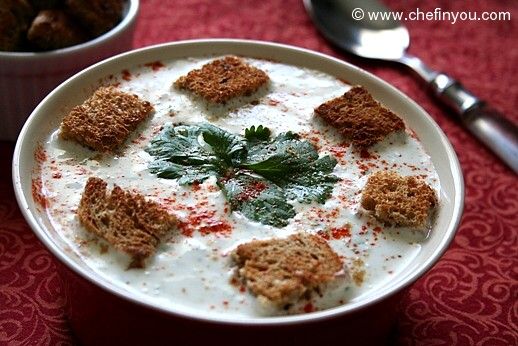 Indian Bread Raita Recipe