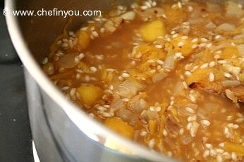 Brown butter Pumpkin Risotto Recipe