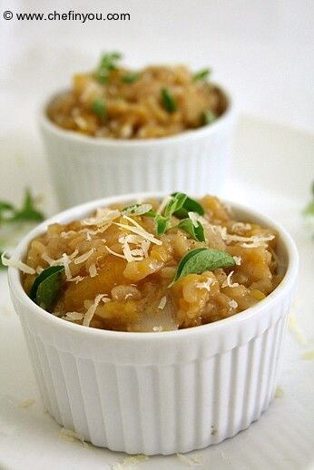 Brown butter Pumpkin Risotto Recipe