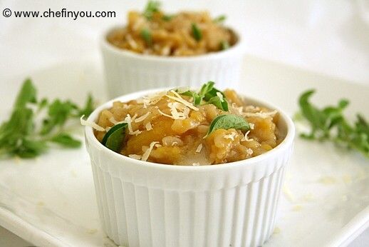 Brown butter Pumpkin Risotto Recipe