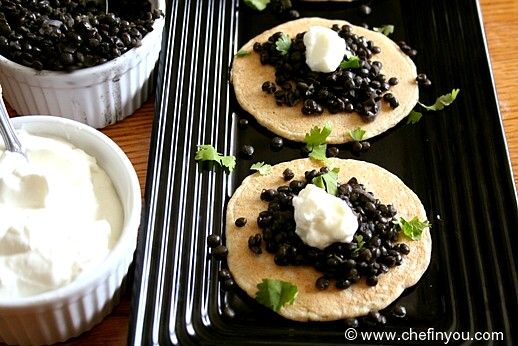 Russian Buckwheat Blini Caviar Recipe