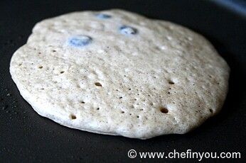 Blueberry Buckwheat Pancakes Recipe from scratch