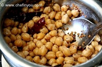 Chickpeas sundal recipe