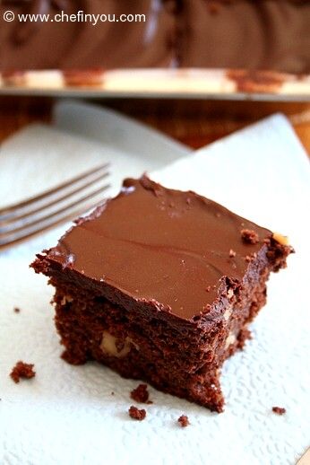 Easy and the Best Chocolate Chip Fudge Brownies recipe