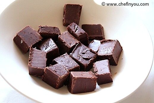 Easy Cinnamon Chocolate Fudge Recipe with Condensed Milk