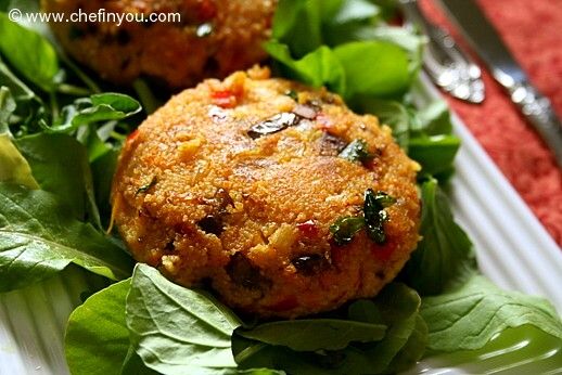 Couscous Patties/burger/cutlet recipe