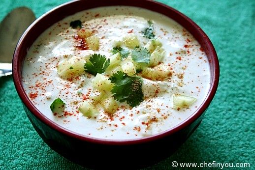 Indian Cucumber Raita Recipe (Yogurt sauce)