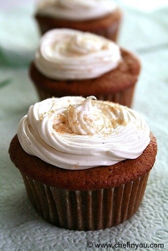 Spiced Pumpkin Cupcake Recipe