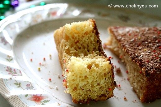 Easy Vanilla Cake recipe ( Eggless) from scratch 