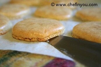 French Macaroons with chocolate filling recipe