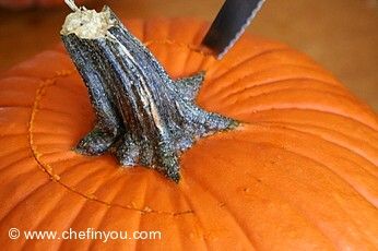 How to carve pumpkin with templates/stencils