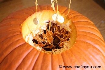 How to carve pumpkin with templates/stencils