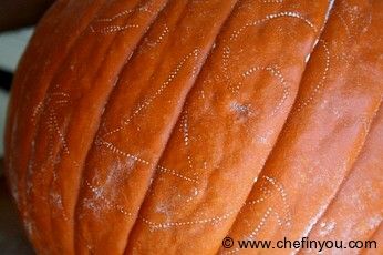 How to carve pumpkin with templates/stencils