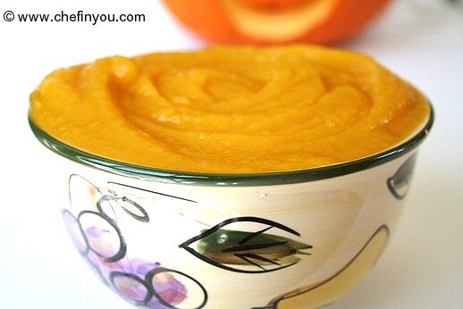 Easy Recipe to make fresh Pumpkin Puree at home