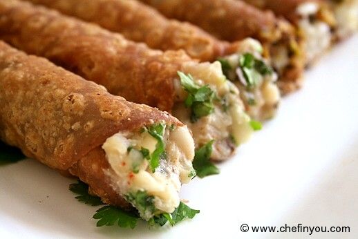 Italian Cannoli (with savory/sweet filling) Recipe