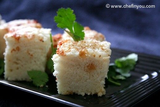 Indian Khatta (Rice) Dhokla Recipe