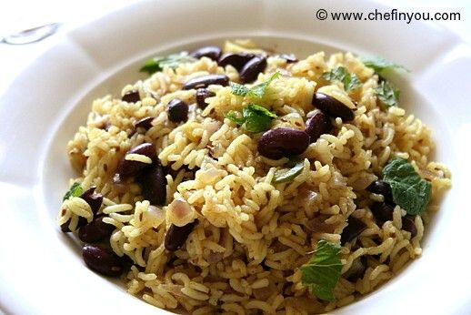 Kidney Beans and Rice Recipe (Rajma Chawal)