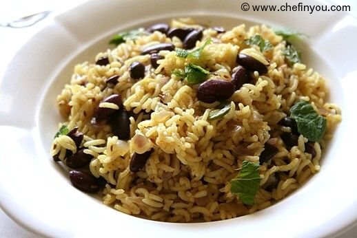 Kidney Beans and Rice Recipe (Rajma Chawal)