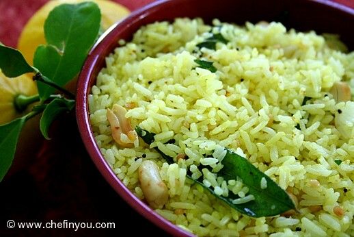 Lemon Rice - Cook With Manali