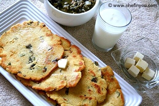 Makki Ki Roti, Makki Ka Roti, Indian Cornmeal pancakes recipe