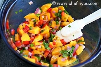 Fresh Mango Salsa Recipe (Mexican Recipes)