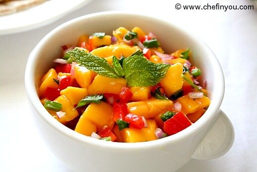 Fresh Mango Salsa Recipe (Mexican Recipes)