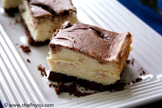 Low Calorie Marble chocolate cheesecake recipe