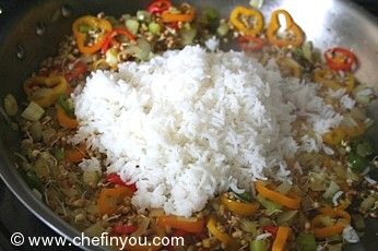 Matki Sprouts Pulao Recipe | Moth beans Rice 