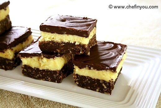 Classic Canadian Nanaimo Bars (cookies) Recipe