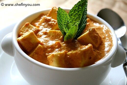 Paneer Butter Masala, Paneer Makhani, Shahi Paneer recipe